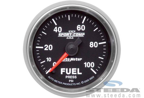 Autometer Sport Comp II Electric Fuel Pressure Gauge
